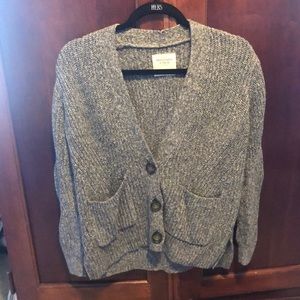 Grey Abercrombie and Fitch cardigan